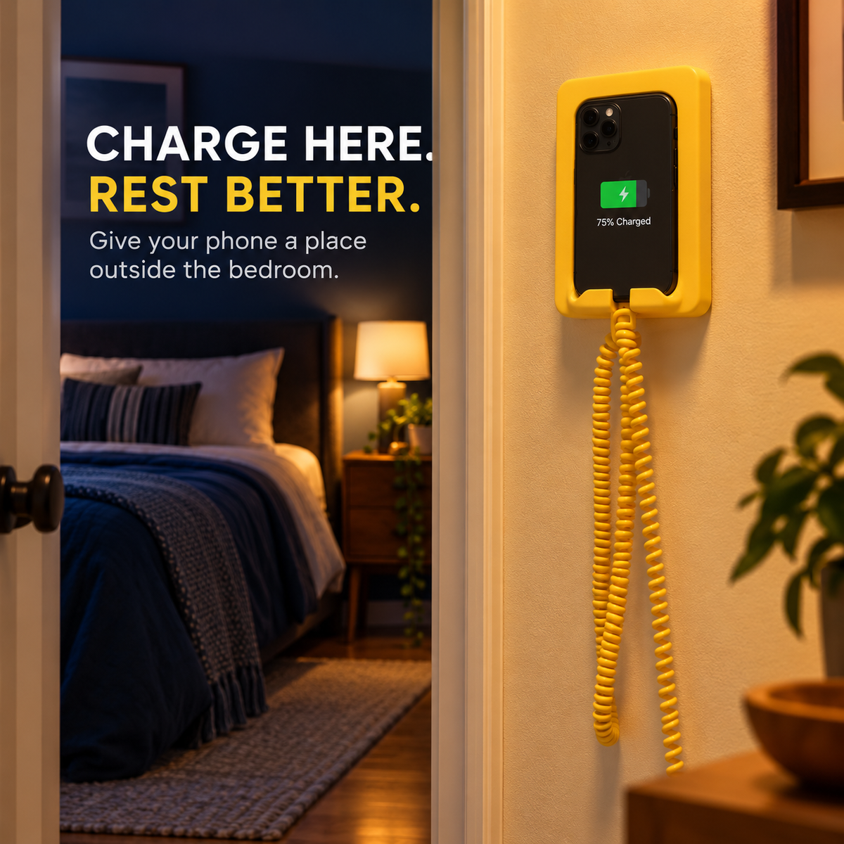 📱 Creative Phone Charger – The Perfect Home for Your Phone | Charge, Display & Keep Your Space Organized