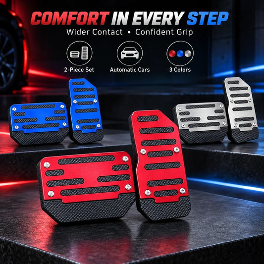 🚗🦶 2-Pack Non-Slip Car Brake & Gas Pedal Cover Pads ✨