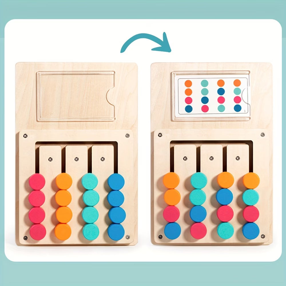 2026 New Wooden Color Puzzle - Boost Logic