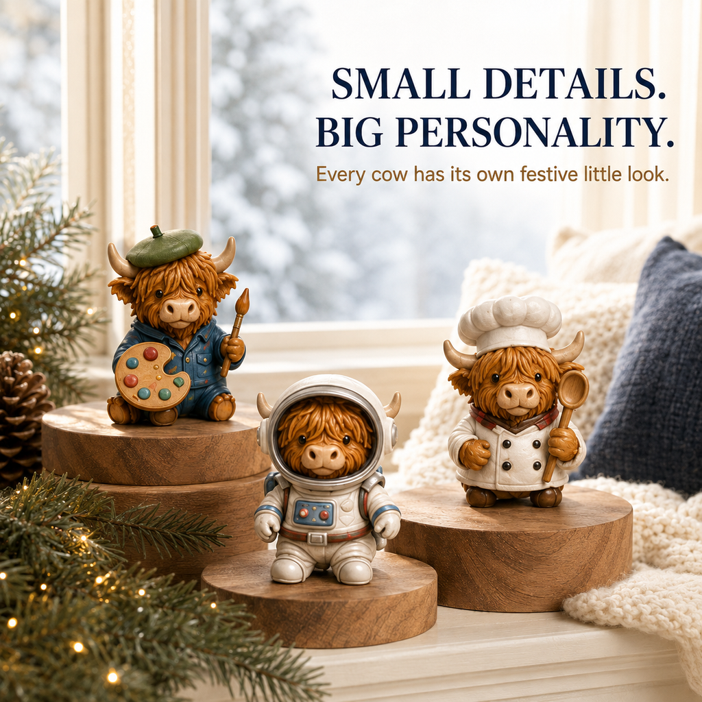 🔥 LAST DAY 50% OFF – 🐮 24 Days of Highland Cow Advent Calendar 🎄🎁✨