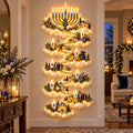 🔥🎁🕎 Hanukkah Festival of Lights Wall Decor Collection – 4 Glowing Designs Celebrating Eight Nights of Light ✨