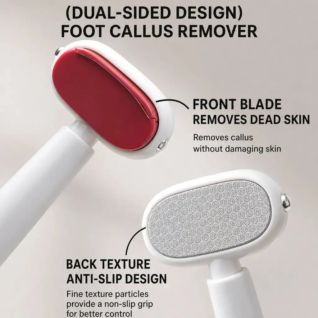2PCS-Dual-Sided Foot Callus Remover – Smooth, Soft Feet Without the Fuss🦶