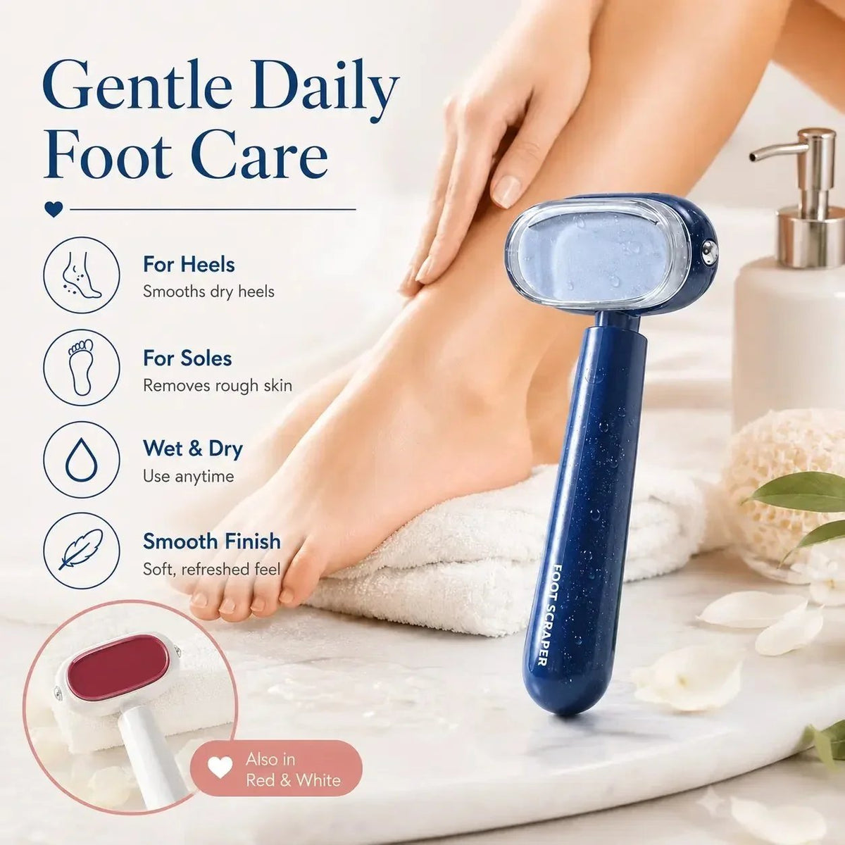 2PCS-Dual-Sided Foot Callus Remover – Smooth, Soft Feet Without the Fuss🦶🦶