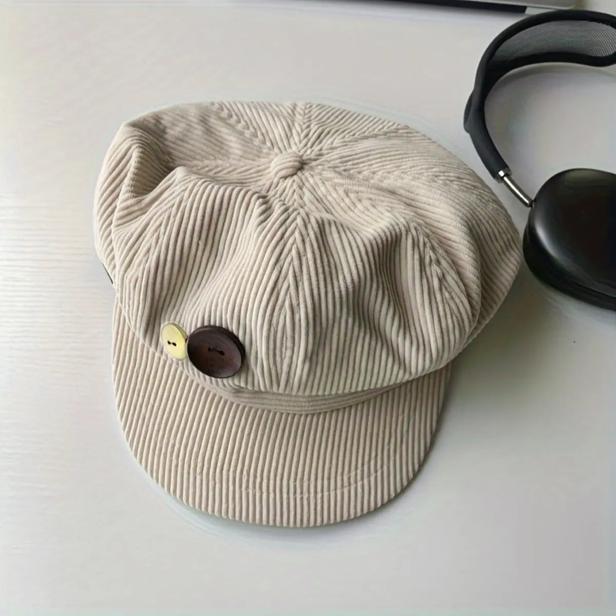 Vintage Octagonal Baker Boy Cap – Timeless Japanese-Inspired Style