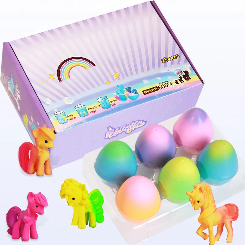 🔥Hot Sale –6 Pack Hatching Growing Unicorn Eggs