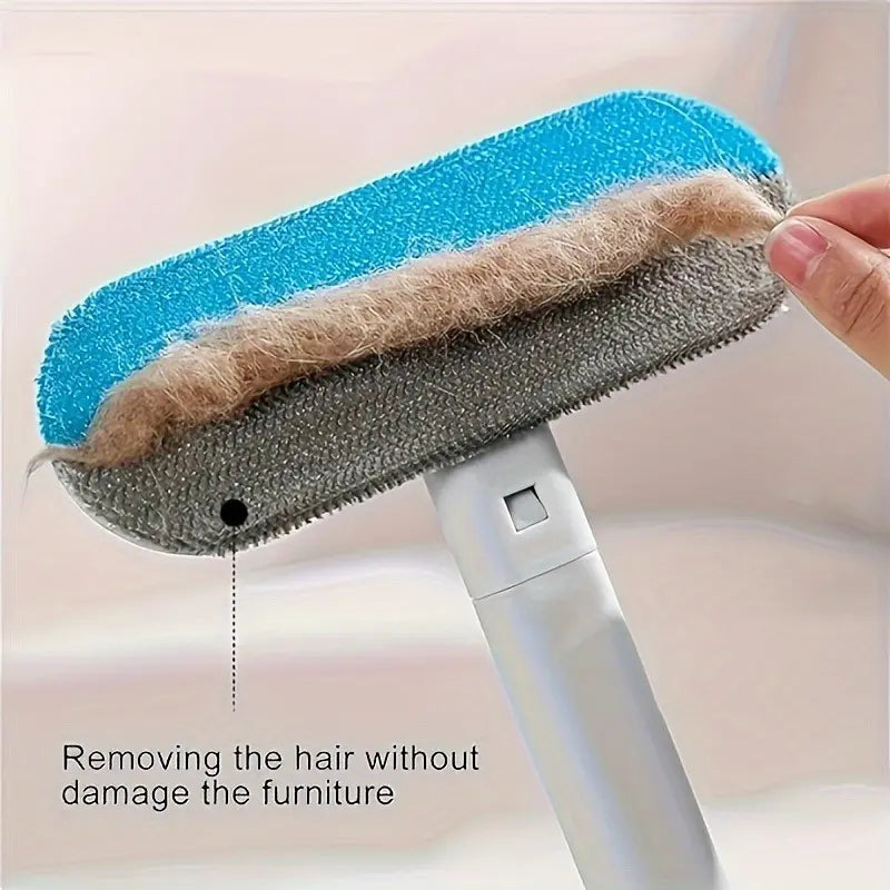 🐾🐾Say Goodbye to Pet Hair – The Reusable Brush That Cleans Fur from Every Surface