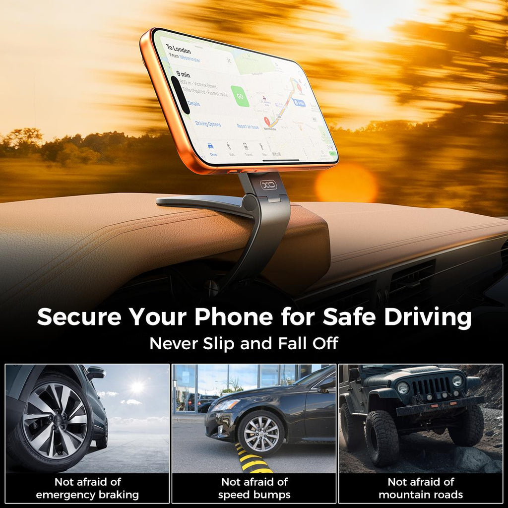 Strong Magnetic Grip. Perfect Viewing Angle. Safer Every Drive