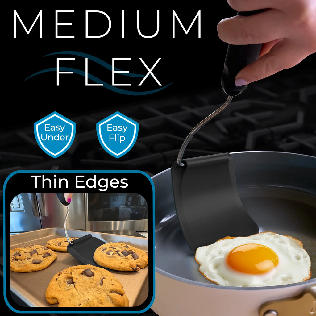🍳 Adjustable-Angle Spatula – Perfect for Air Fryers & Griddles ✨