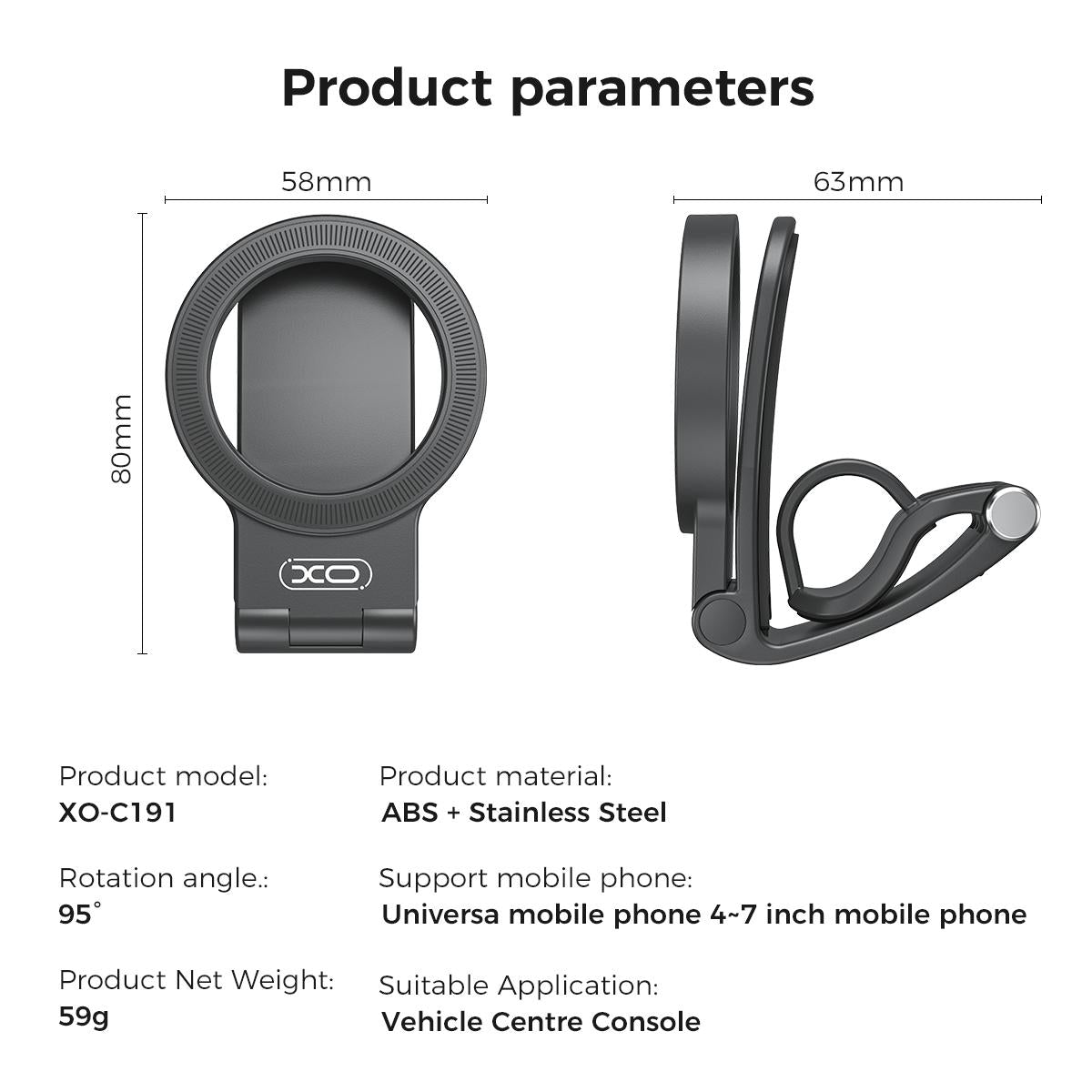 Strong Magnetic Grip. Perfect Viewing Angle. Safer Every Drive