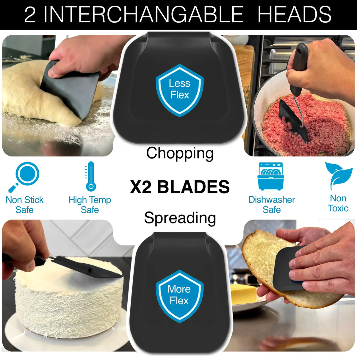 🍳 Adjustable-Angle Spatula – Perfect for Air Fryers & Griddles ✨