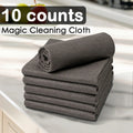 10-Pack Thickened Magic Cleaning Cloths – Reusable; Suitable for Glass, Kitchens, and Car Windows
