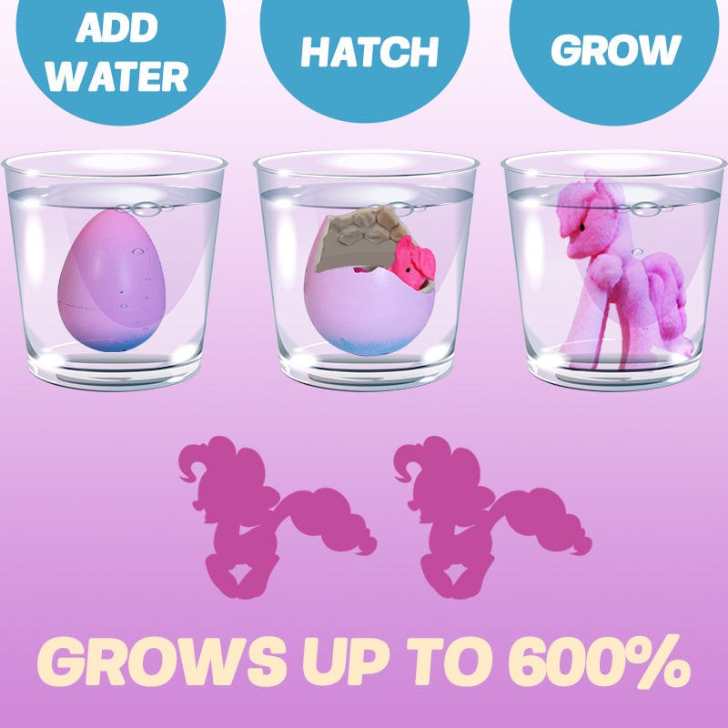🔥6 Pack Hatching Growing Unicorn Eggs