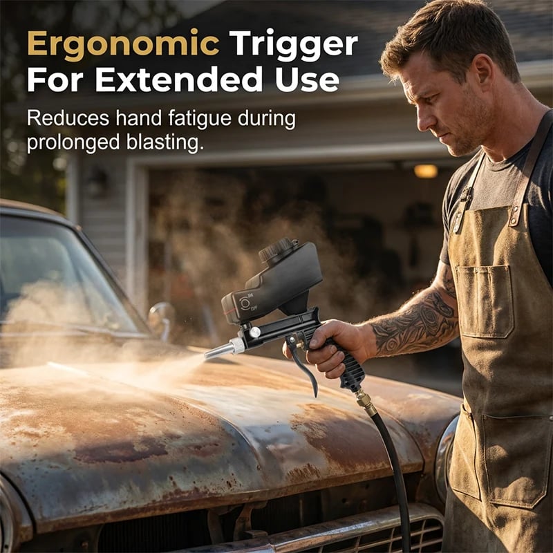 🔫⚙️ Handheld Pneumatic Sandblasting Gun ✨