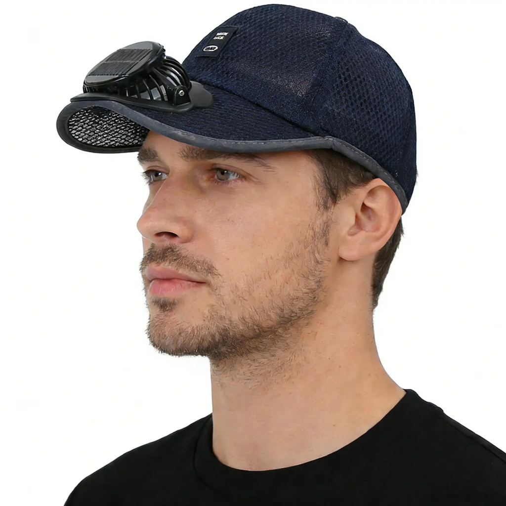 🧢2026 Pro Outdoor Cooling Hat: Dual-Power Fan Cap