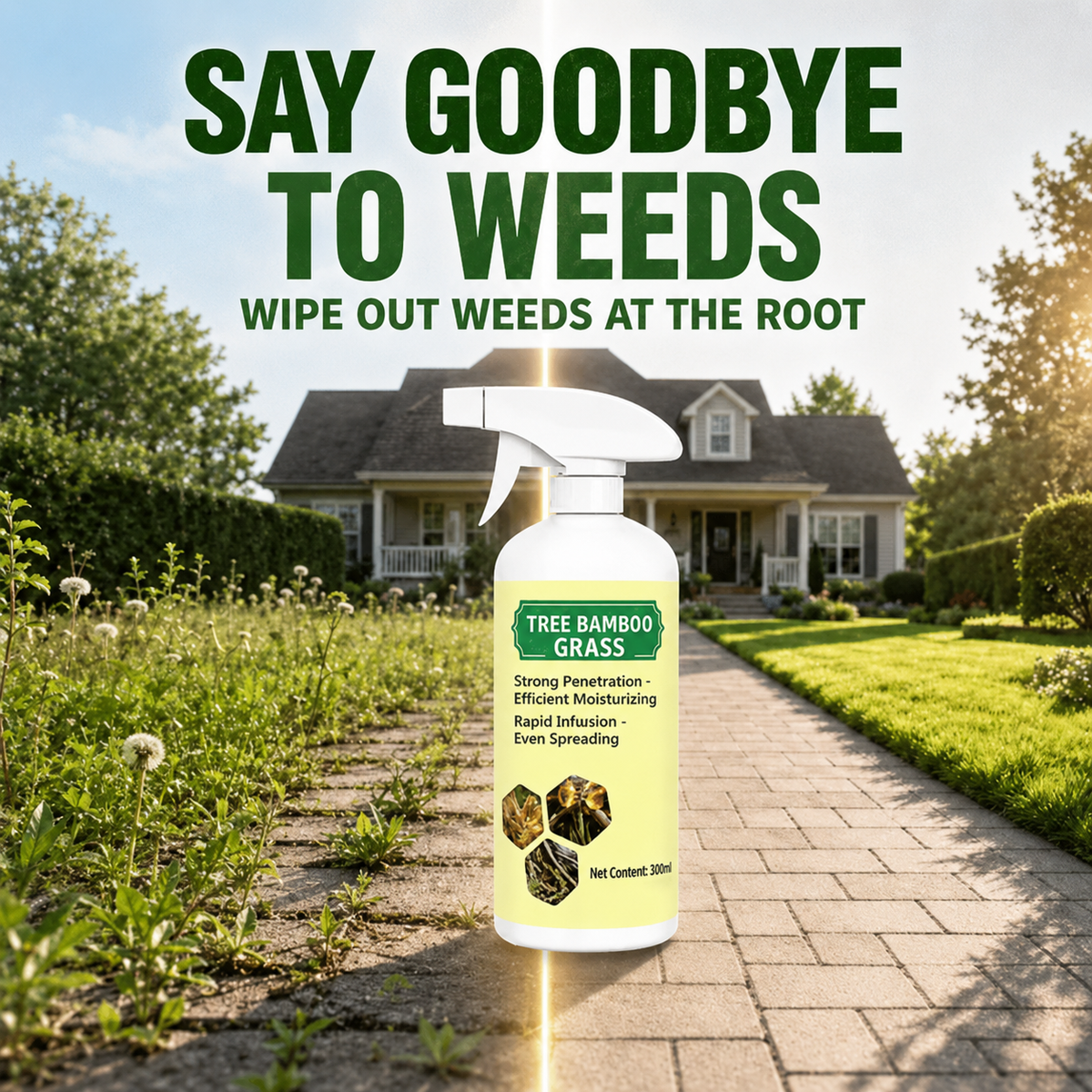 ✨✨2026 SALE - Fast-Acting Natural Weed & Grass Killer Spray