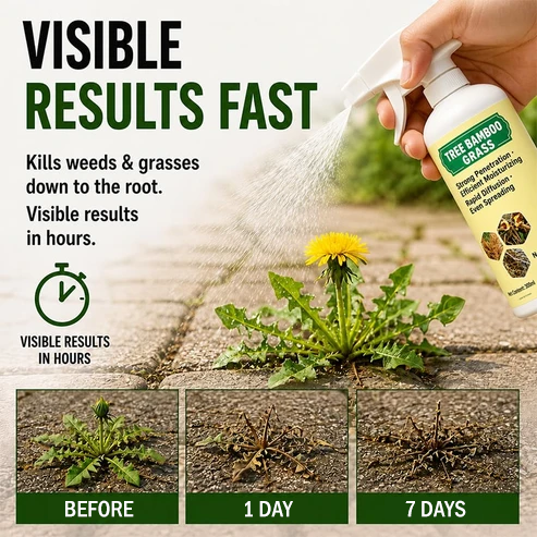 2026 SALE - Fast-Acting Natural Weed & Grass Killer Spray