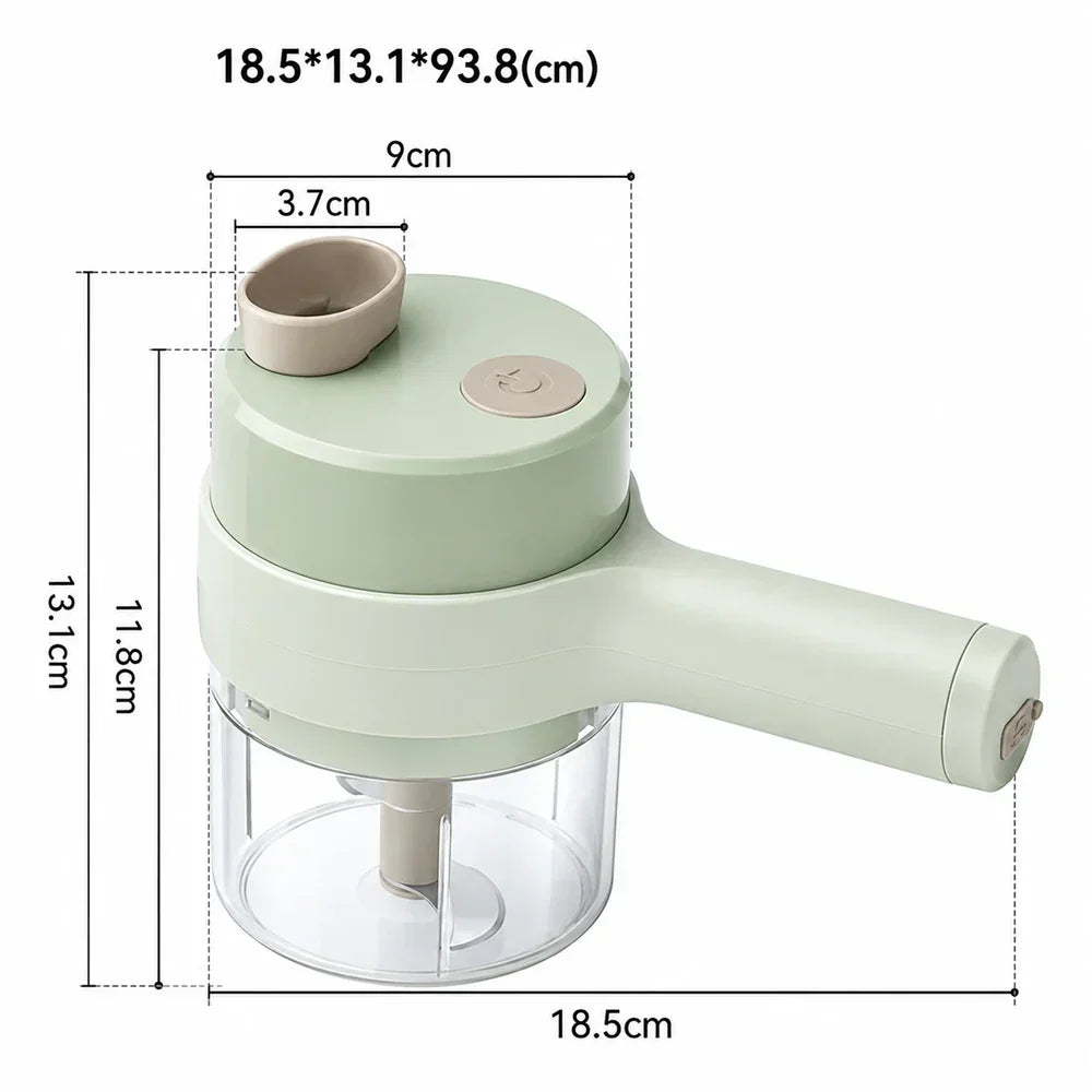 4-in-1 Handheld Electric Food Chopper