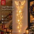 🔥Last Day 49% OFF✨ Angel Blessing Starfall Wall Light™ – Heavenly Christmas Wall Decor