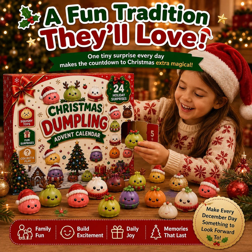 🎅🎅 CHRISTMAS SPECIAL | 24 Days of Mini Squishies – Cute 2026 Advent Calendar with Daily Dumpling Surprises