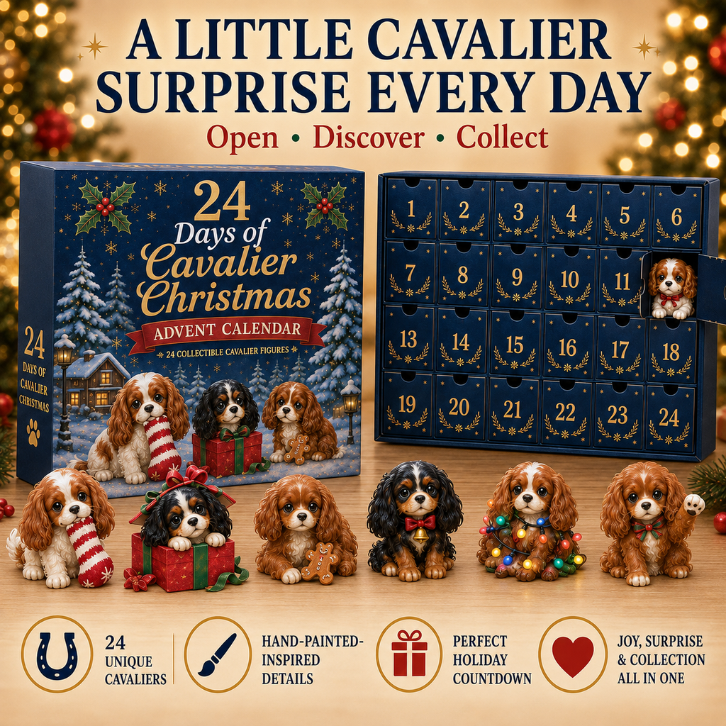 🎄 24 Days of Cavalier Christmas Advent Calendar 2026 🐶 – 24 Collectible Cavalier Surprises 🎁✨
