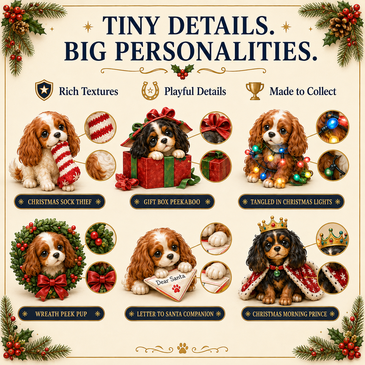 🎄 24 Days of Cavalier Christmas Advent Calendar 2026 🐶 – 24 Collectible Cavalier Surprises 🎁✨