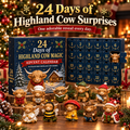 🔥 Last Day 50% OFF! 🐮 24-Day Highland Cow Surprise Advent Calendar 🎄