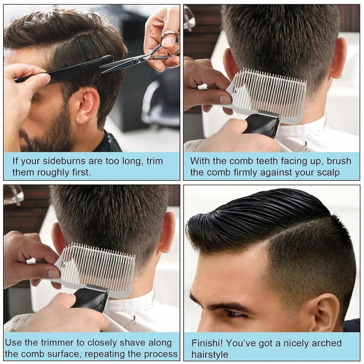 🎁✂4-Piece Hair Cutting Guide Kit