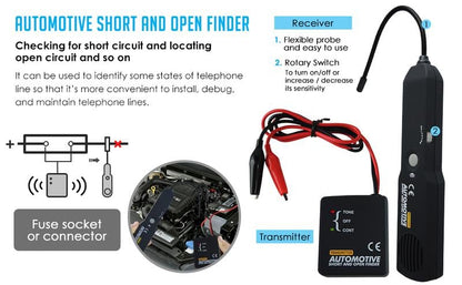 💥 EM415 Automotive Electrical Open & Short Finder Circuit Tester