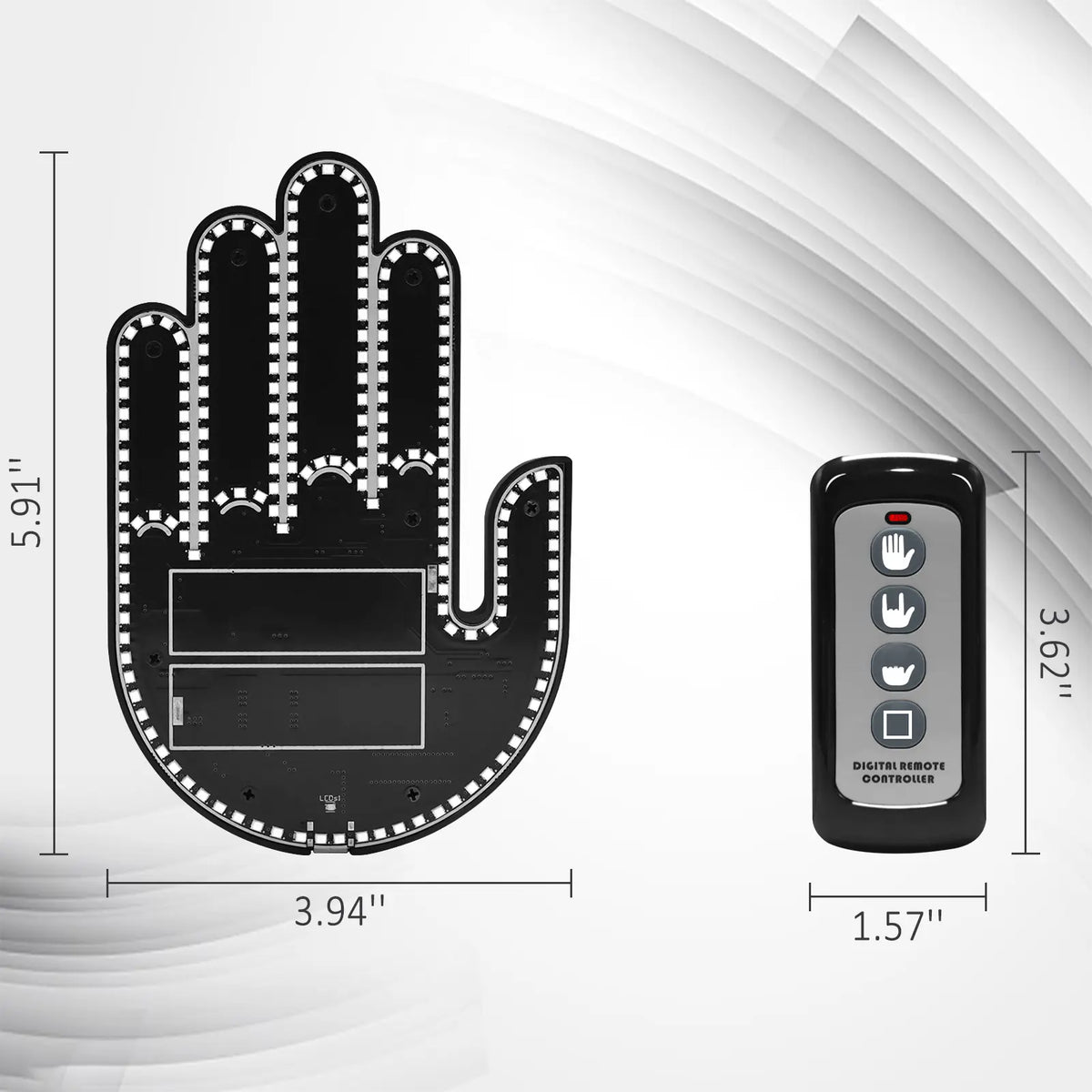 Car Gesture LED Lights — Fun, Expressive & Eye-Catching Ambient Lighting