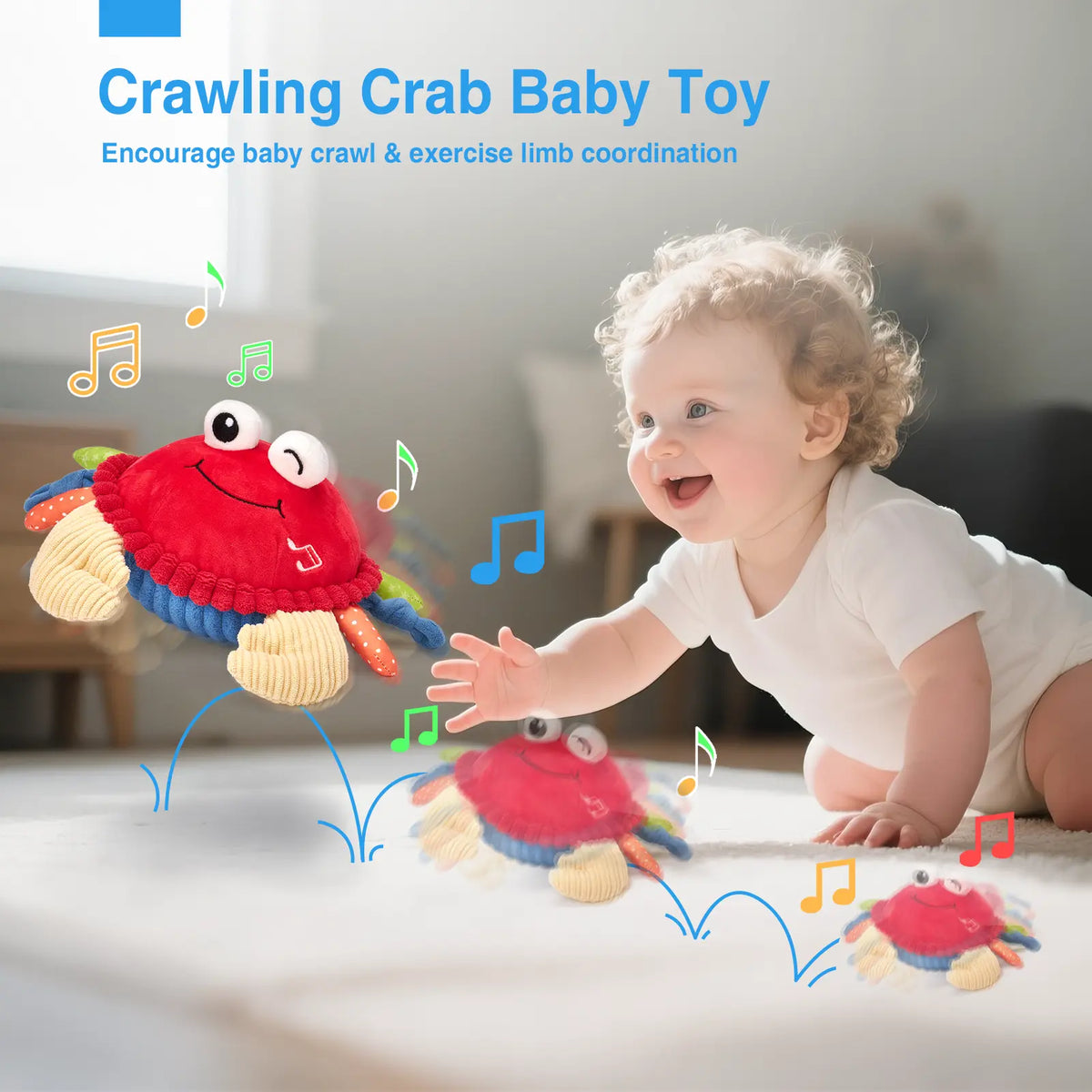 🦀🦀Crawl, Dance & Play – The Interactive Musical Crab That Keeps Little Ones Smiling