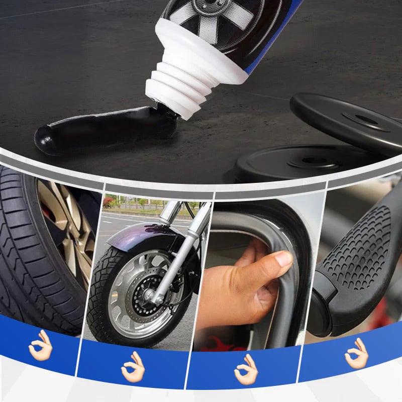 60ml Weather-Resistant, Waterproof, Flexible Tire Repair Adhesive – Includes Free Repair Tool