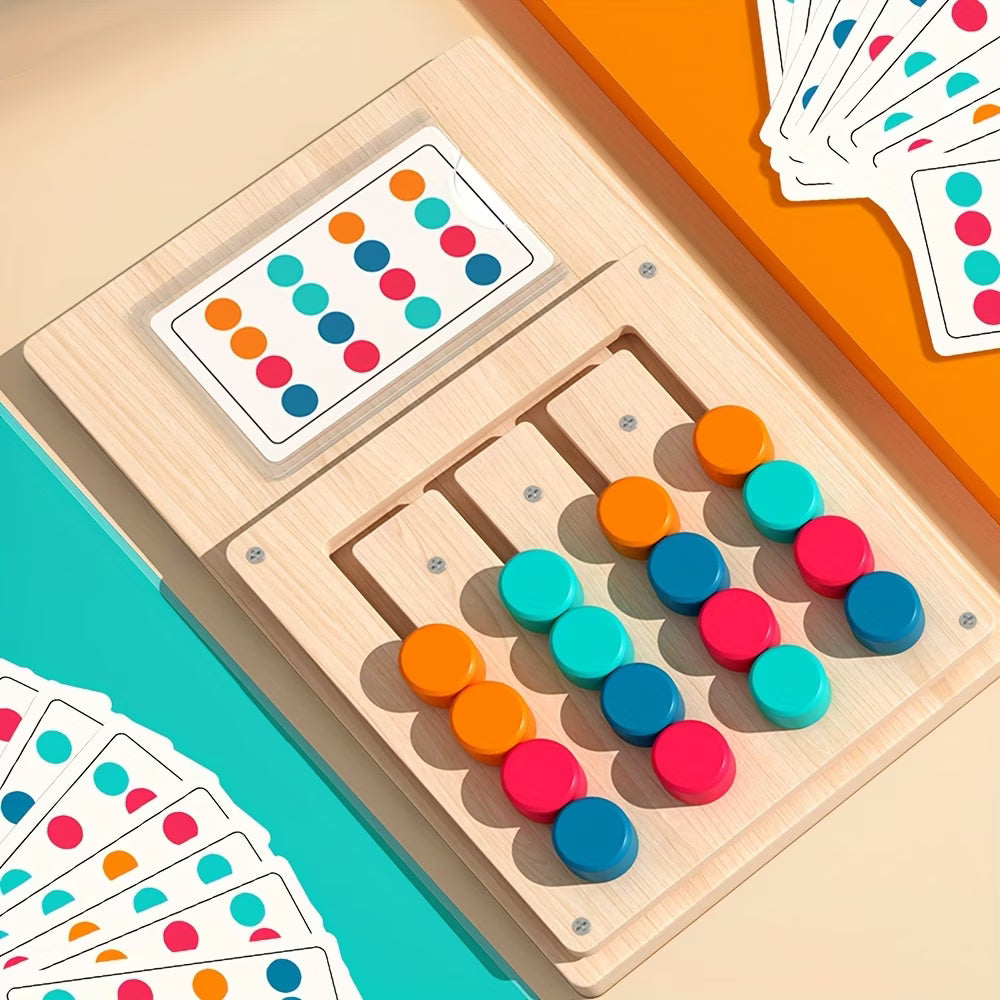 2026 New Wooden Color Puzzle - Boost Logic