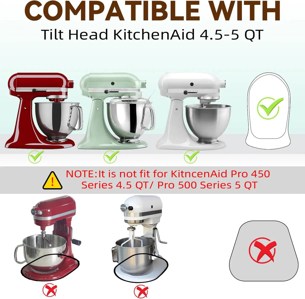 Non-slip base for KitchenAid mixers – Pine wood