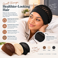 💤💤3-Pack Crochet Open-Weave Sleep Cap – Hair Protection: Wake Up to Better-Looking Hair