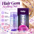 ✨ Instant Sparkle Hair Gem Styling Set – Easy Multicolor Hair Gems for Parties, Festivals & Everyday Looks
