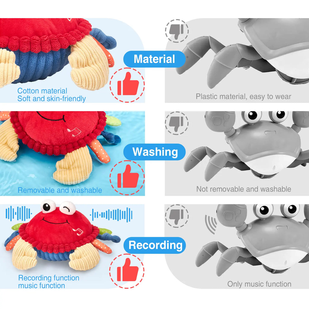 🦀🎶 Crawl, Dance & Play – The Interactive Musical Crab That Keeps Little Ones Smiling 👶💃✨