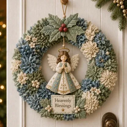 ✨ Make A Christmas Wreath You'll Be Proud To Display 🎄❤️ 3D Fabric Poke DIY Kit With Tutorial & Guide Included