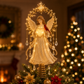 🎄✨ Meaningful Christmas Tree Topper Collection – Lighted Holiday Keepsakes 🌟🎁