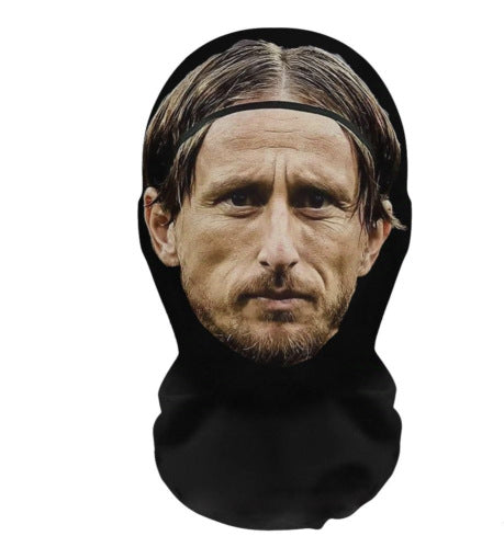 🎭 3D Mask Realistic Mask Role Playing Prop Fun Black Mesh Headset Halloween Funny (3PCS) 🎃👻