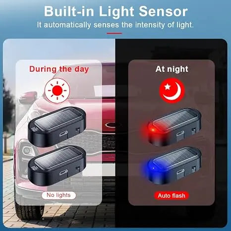 🚨🚗Deter Thieves Instantly! Solar Anti-Theft Dummy Alarm Light 🚨🚗