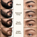 Dual-Ended Ultra-Fine Tip Eyebrow Pencil—Suitable for Beards and Eyebrows—Waterproof, Long-Lasting, and Smudge-Proof