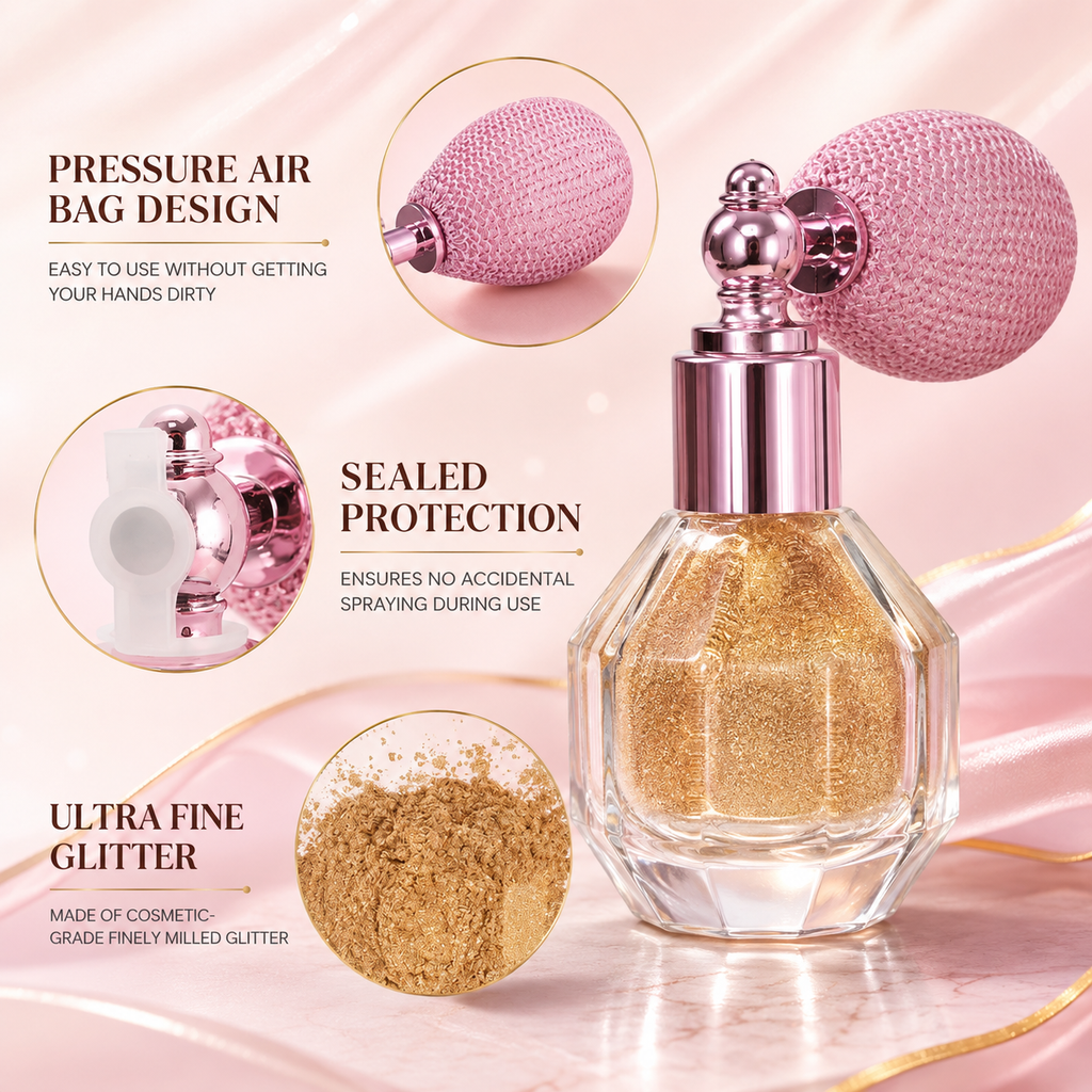 ✨💖 Magic Shimmer Highlighter Spray for Face, Body & Hair 🌟🌟