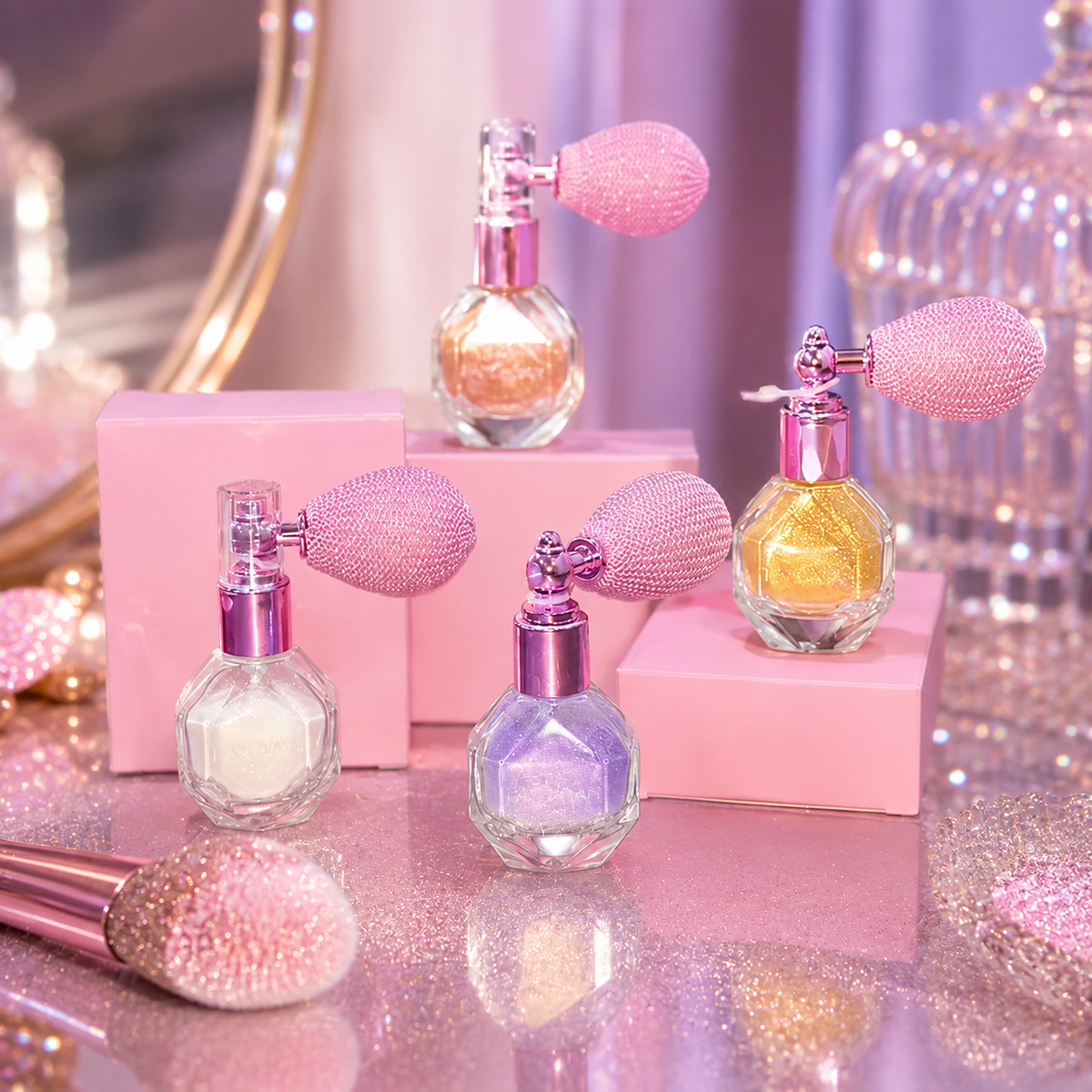 ✨💖 Magic Shimmer Highlighter Spray for Face, Body & Hair 🌟🌟