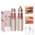 ✨ 2-in-1 Rechargeable Facial & Eyebrow Hair Trimmer