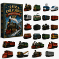 ⏰Christmas Early Bird 50% OFF-🎄🚂Trains & Rail Vehicles Advent Calendar 2026 – 24 Railway Surprises