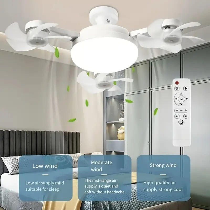 🔥10K+ SOLD LAST WEEK! - 🏆🚁 2026 New Plug-In Smart Ceiling Fan Light