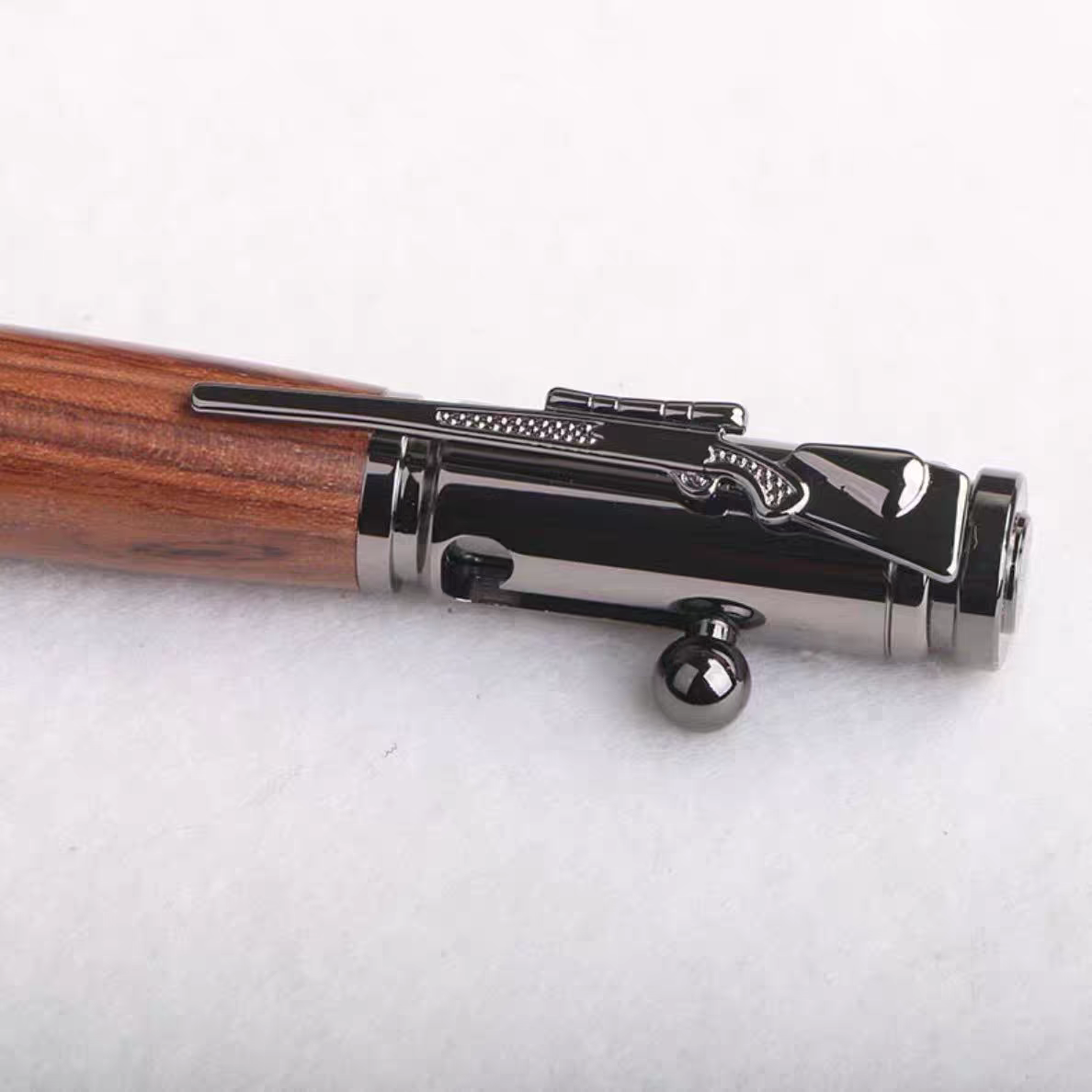 🔥🖊100% Handmade Bolt Action Wooden Bullet PenTM | Crafted From Real Wood & Bullet Casing
