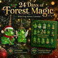 🐸 Frog Advent Calendar 2026 – 24 Days Crystal Forest Frog Ornaments