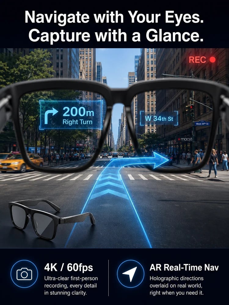 👓 AI Smart Bluetooth Glasses 🤖✨