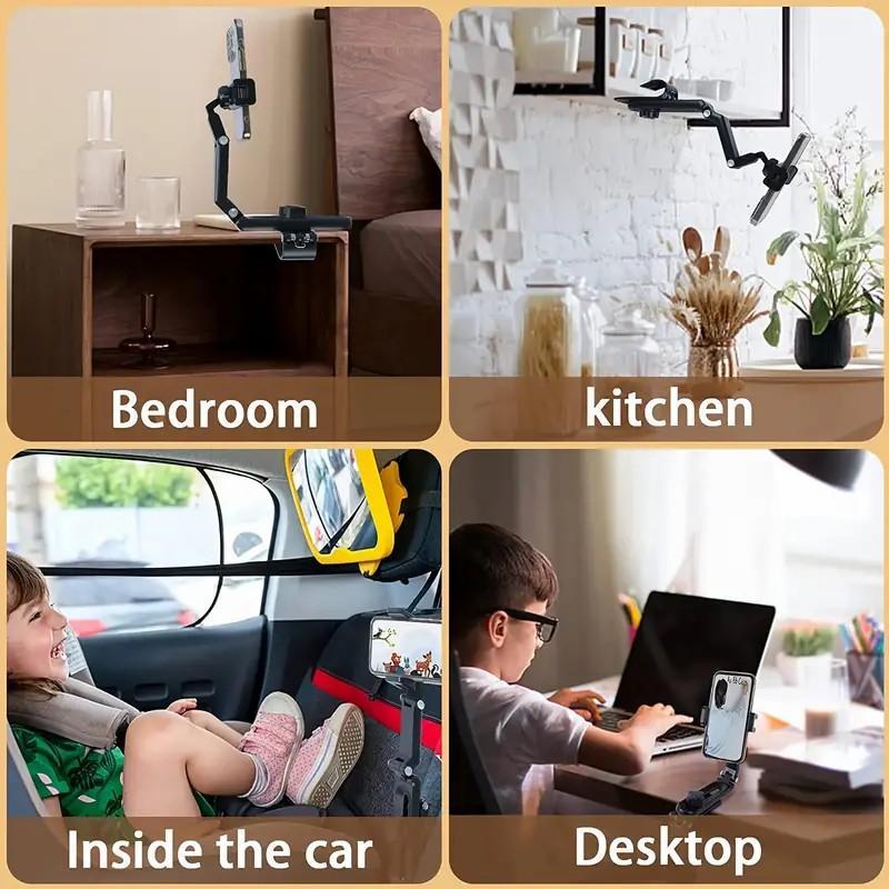New 1080° multi-functional sun visor universal 360° rotating phone holder